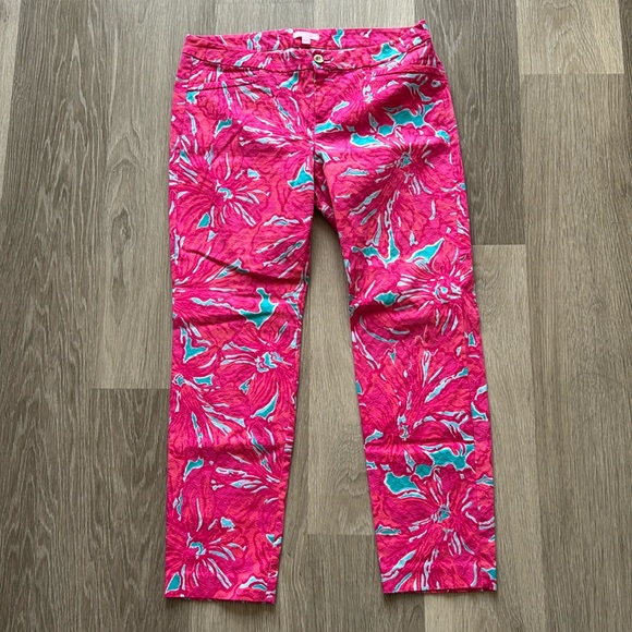 Lilly Pulitzer Kelly Pants in Flirty Sea - Picture 1 of 5